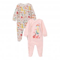 Playground 3B: 2 Pack Sleepsuits (0-12 Months)